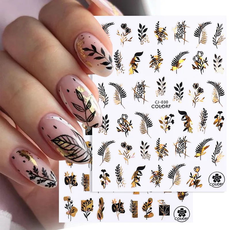 Leaves Sliders for Nails Gold White Bronzing Flowers Gradient Adhesive Sticker Nail Design Art Decorations Nail Art Accessories
Leaves Sliders for Nails Gold White Bronzing Flowers Gradient Adhesive Sticker Nail Design Art Decorations Nail Art Accessories