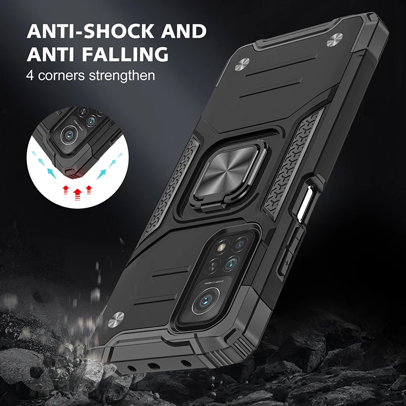 Magnetic Metal Finger Ring Holder Shockproof Case For Xiaomi Mi 10T Pro Armor Drop Protective Back Cover For Mi 11T 5G 10T Lite
Magnetic Metal Finger Ring Holder Shockproof Case For Xiaomi Mi 10T Pro Armor Drop Protective Back Cover For Mi 11T 5G 10T Lite
