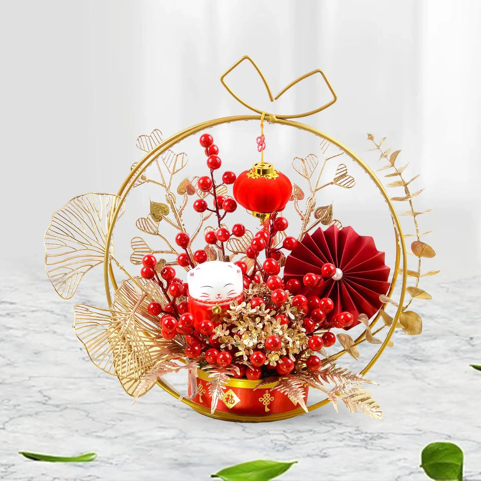 Chinese New Year Ornaments Desktop Night Light Lighted Artificial Potted Flower for Wedding
Chinese New Year Ornaments Desktop Night Light Lighted Artificial Potted Flower for Wedding