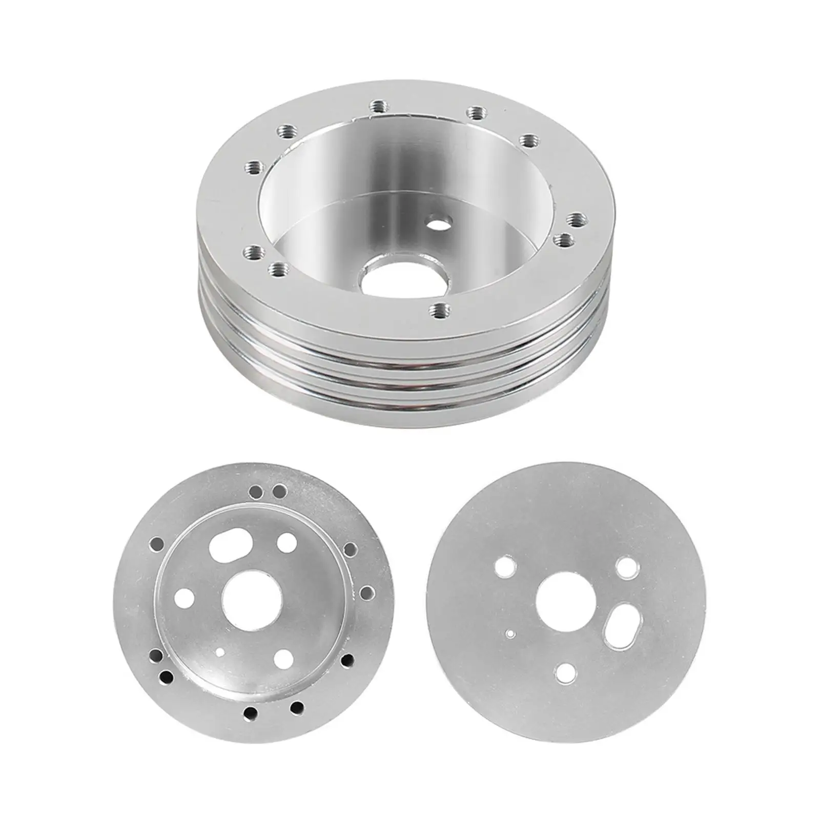 5 6 Hole Billet Aluminum Alloy Steering Wheel Adapters Kit Designed for Chevy for GMC Racing Models
5 6 Hole Billet Aluminum Alloy Steering Wheel Adapters Kit Designed for Chevy for GMC Racing Models