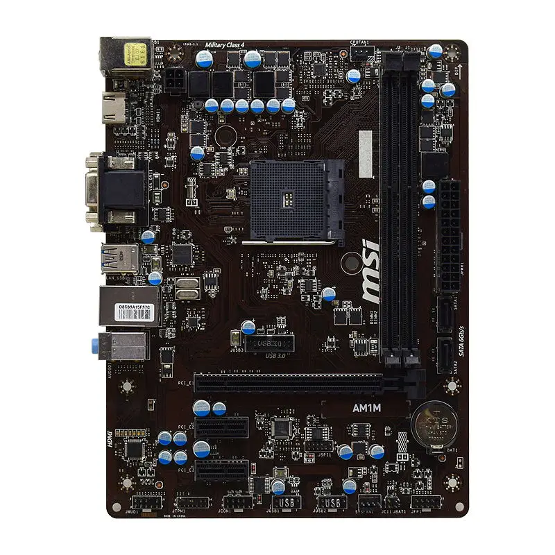 MSI AM1M Motherboard AM1Motherboard DDR3 32G USB 3.0 PCIe 2.0 x16 Micro-ATX For For X4 5350 3850 cpus
MSI AM1M Motherboard AM1Motherboard DDR3 32G USB 3.0 PCIe 2.0 x16 Micro-ATX For For X4 5350 3850 cpus