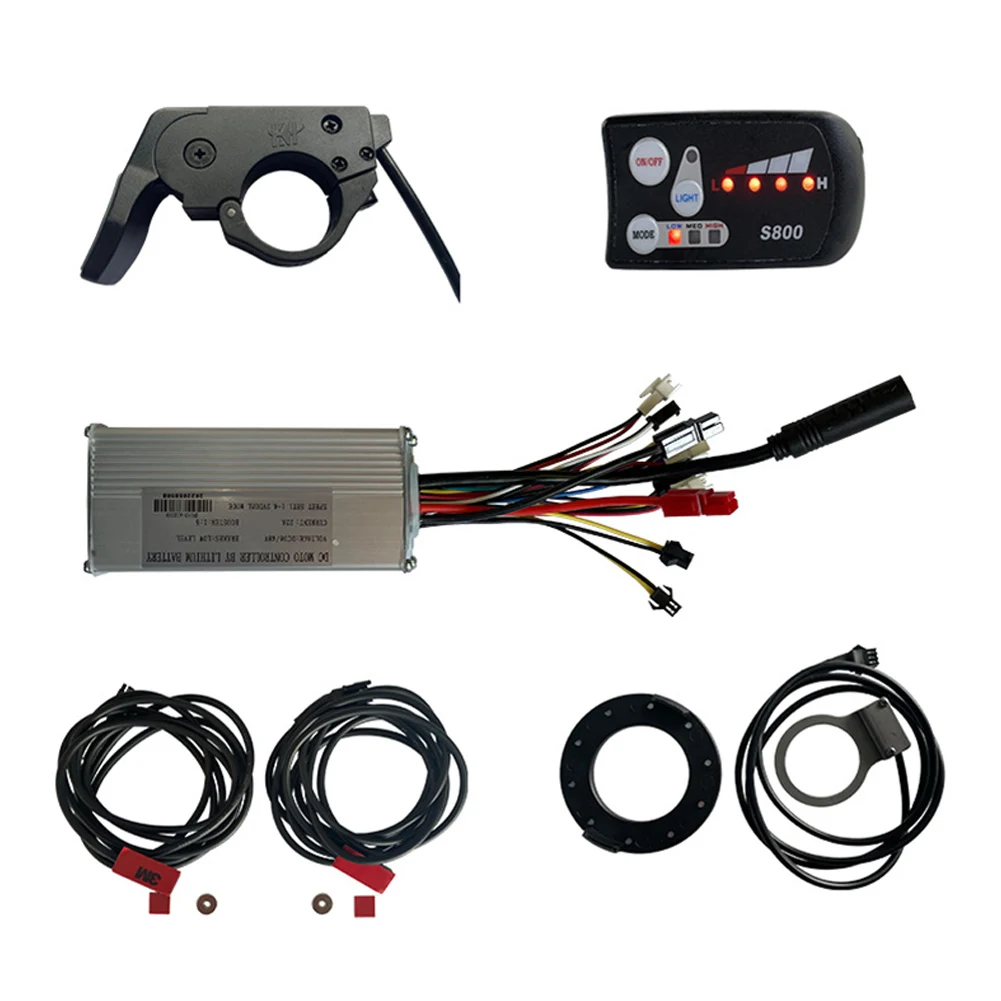 Electric Bicycle Controller Suite 22A 500W S800 LED Display Power-Off Sensor Quick-Release Accelerator For MTB Scooter
Electric Bicycle Controller Suite 22A 500W S800 LED Display Power-Off Sensor Quick-Release Accelerator For MTB Scooter