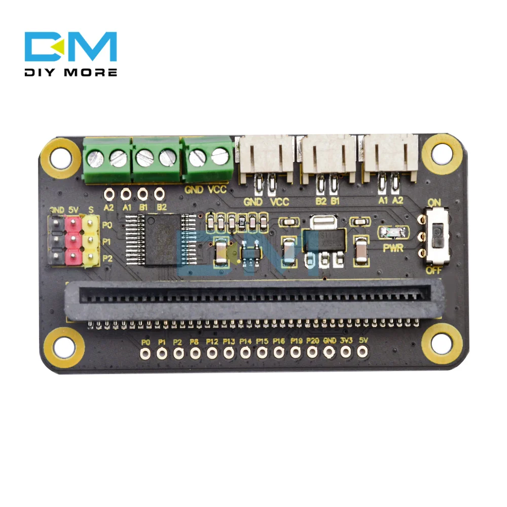 Плата драйвера двигателя Micro Bit 5 В Плата расширения Micro Bit интерфейс + 5 В чип регулятора напряжения TB6612FNG
Плата драйвера двигателя Micro Bit 5 В Плата расширения Micro Bit интерфейс + 5 В чип регулятора напряжения TB6612FNG