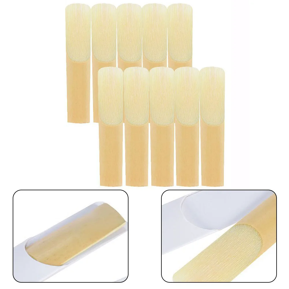 Duable Alto Saxophone Reed 10Pcs 2.5 Strength 7.1*1.45*0.35cm Accessories Instrument Light Yellowm Musical Parts
Duable Alto Saxophone Reed 10Pcs 2.5 Strength 7.1*1.45*0.35cm Accessories Instrument Light Yellowm Musical Parts