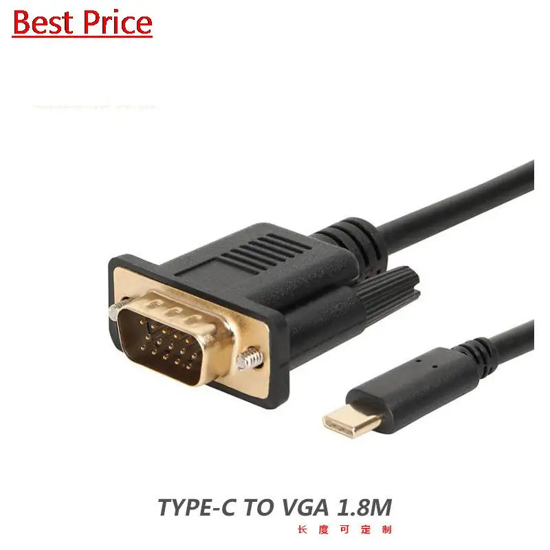 Dhl 50Pcs/lot Type-C To VGA 1.8M 1080P Type-C Revolution To VGA Conversion Cable For Laptop UHD External Video Usb C To VGA
Dhl 50Pcs/lot Type-C To VGA 1.8M 1080P Type-C Revolution To VGA Conversion Cable For Laptop UHD External Video Usb C To VGA