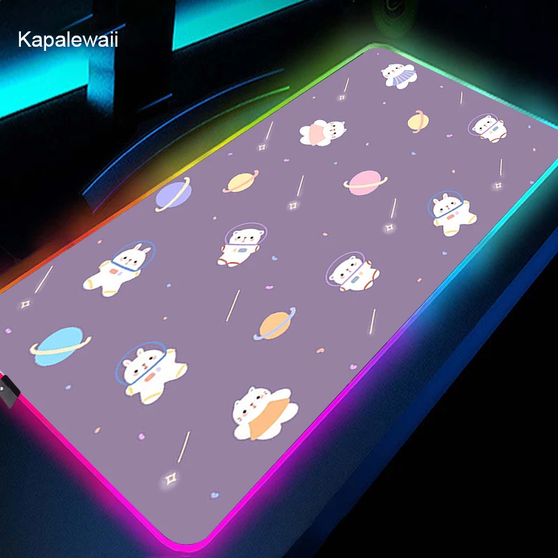 Anime Cute Girl Anime Mouse Pad RGB Computer Gaming Mouse Pad LED Backlit Color Light Lock Desktop Gaming Desk Mat XxL
Anime Cute Girl Anime Mouse Pad RGB Computer Gaming Mouse Pad LED Backlit Color Light Lock Desktop Gaming Desk Mat XxL