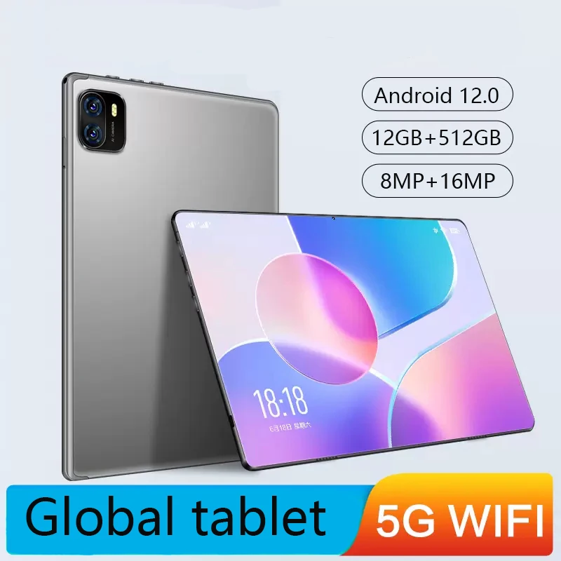 2023 New Pad Tablet Android 12GB+512GB Large Memory tablette 11.6 Inch Screen Android 12.0 Tablet Ten-Core 5G Wifi GPS Phone Pad
2023 New Pad Tablet Android 12GB+512GB Large Memory tablette 11.6 Inch Screen Android 12.0 Tablet Ten-Core 5G Wifi GPS Phone Pad