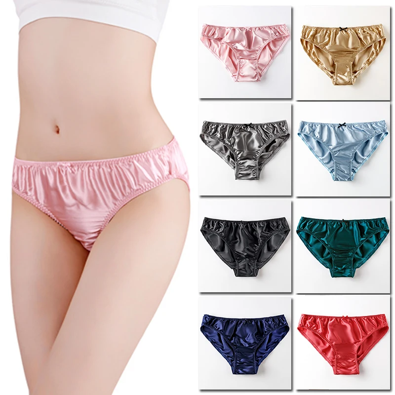 New Women's Mulberry Silk Panties Underpants Soft Comfort Underwear Solid Girls Female Briefs Sexy Lingerie Plus Size Lingere
New Women's Mulberry Silk Panties Underpants Soft Comfort Underwear Solid Girls Female Briefs Sexy Lingerie Plus Size Lingere