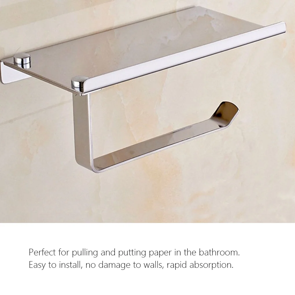 Durable Waterproof Bathroom Accessories Stainless Steel Toilet Paper Holder Tissue Box Holder Roll Paper Bracket
Durable Waterproof Bathroom Accessories Stainless Steel Toilet Paper Holder Tissue Box Holder Roll Paper Bracket