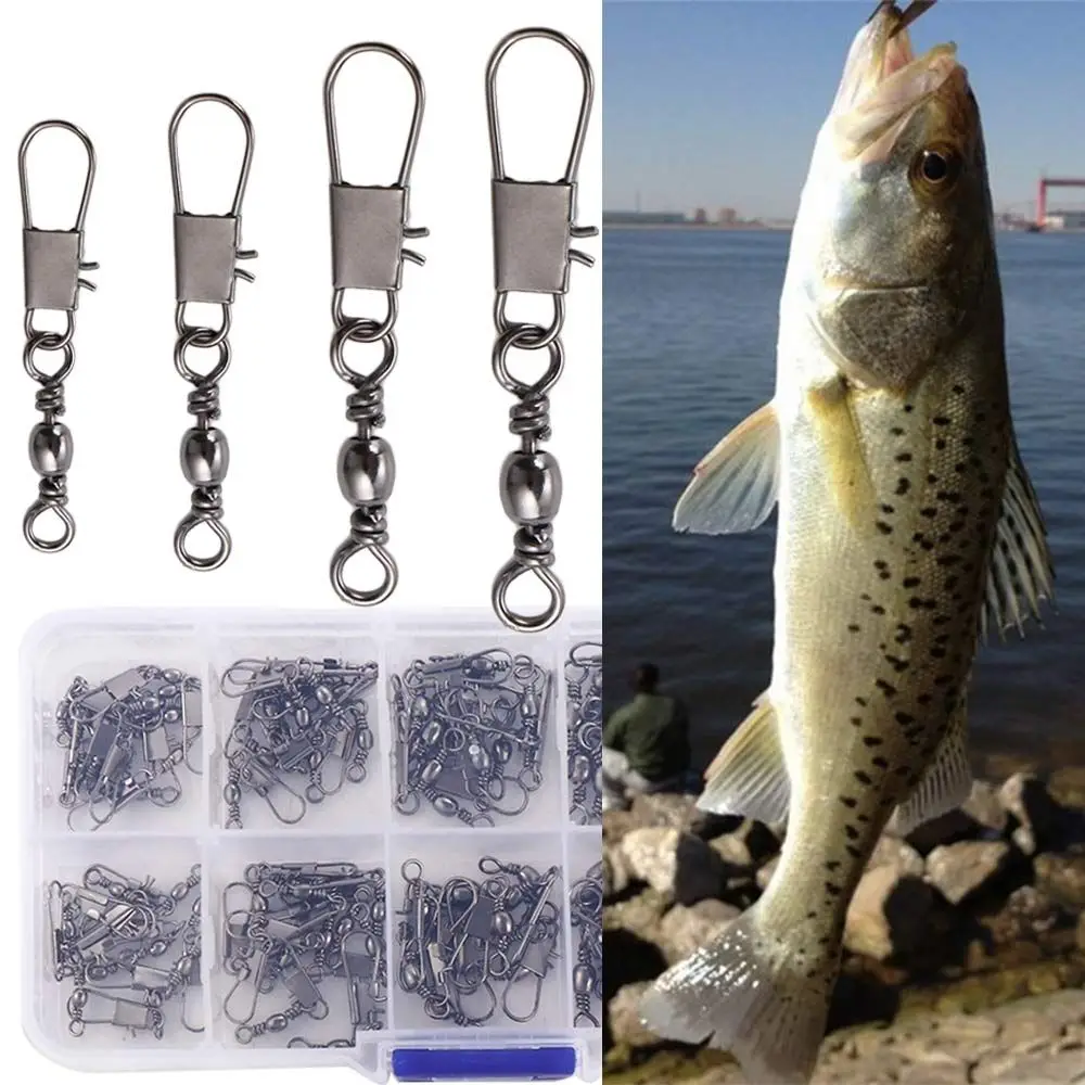 Fishing Bearing Mixed Size Lure Tackle Solid Rings Swivel Fishing Connector Pin Fishing Connector Barrel Rolling
Fishing Bearing Mixed Size Lure Tackle Solid Rings Swivel Fishing Connector Pin Fishing Connector Barrel Rolling