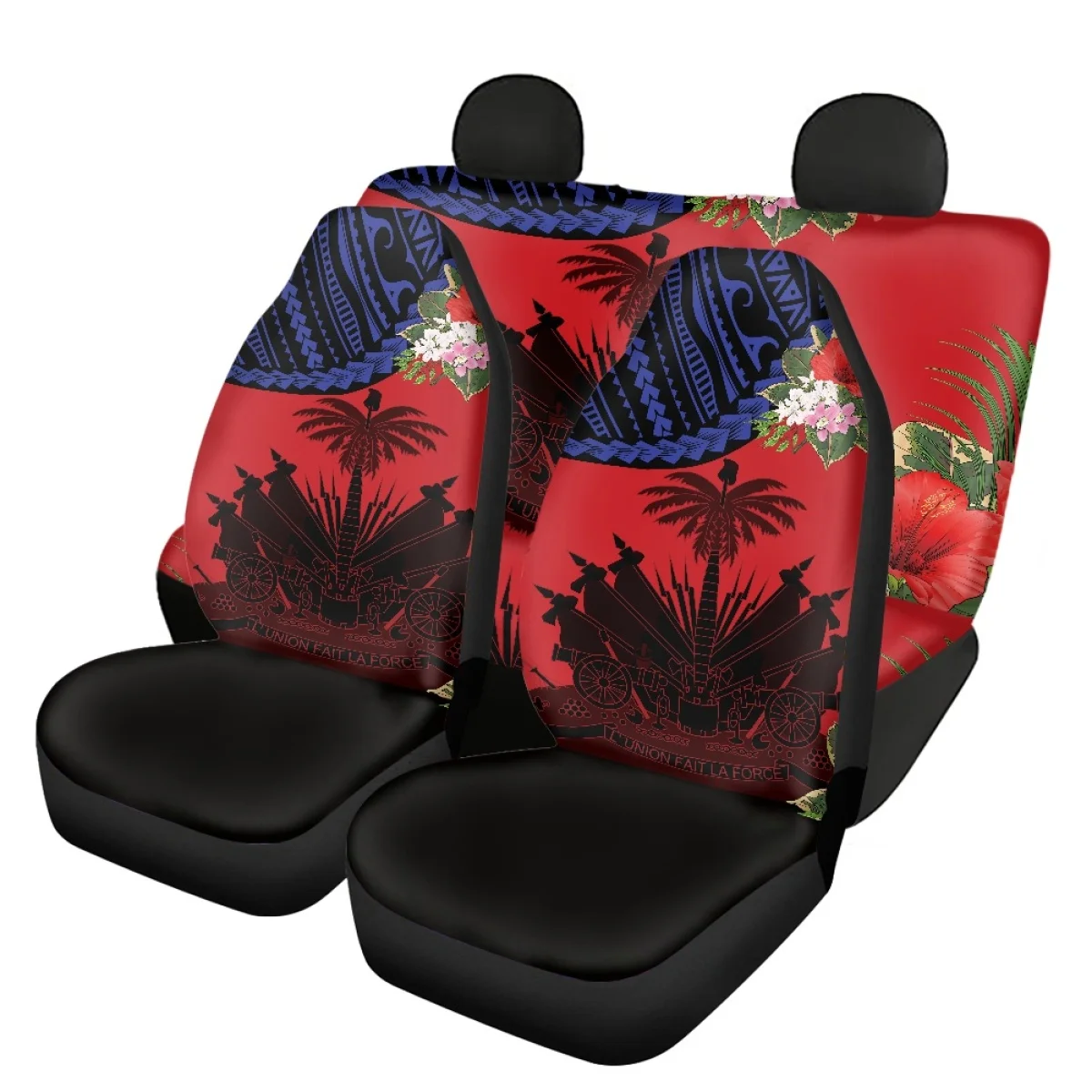 Car Seat Covers for Women Mens Full Set Polynesia Pattern Detail Styling Haiti Flag Universal Front/Back Auto Seat Cover Elastic 
Car Seat Covers for Women Mens Full Set Polynesia Pattern Detail Styling Haiti Flag Universal Front/Back Auto Seat Cover Elastic