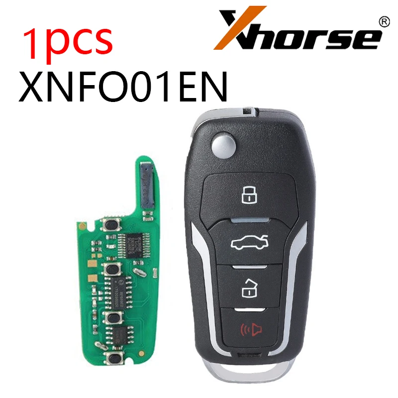 Xhorse XNFO01EN Wireless 4 Buttons Universal Remote Key For Ford Type for VVDI Mini KEY Tool VVDI2 1pcs
Xhorse XNFO01EN Wireless 4 Buttons Universal Remote Key For Ford Type for VVDI Mini KEY Tool VVDI2 1pcs