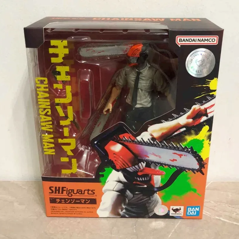 Bandai Оригинальная фигурка S.h. Фигуртс Shf бензопила Denji аниме экшн-фигурка Готовая модель комплект робот Коллекционная игрушка Подарки
Bandai Оригинальная фигурка S.h. Фигуртс Shf бензопила Denji аниме экшн-фигурка Готовая модель комплект робот Коллекционная игрушка Подарки
