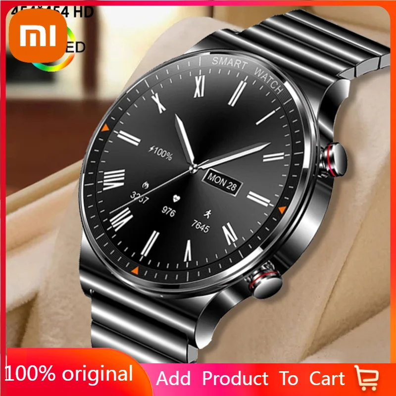 Xiaomi AMOLED Screen Men Smart Watch Bluetooth Call IP68 Waterproof Music Player Stainless Steel Band Smartwatch For Men+Box
Xiaomi AMOLED Screen Men Smart Watch Bluetooth Call IP68 Waterproof Music Player Stainless Steel Band Smartwatch For Men+Box