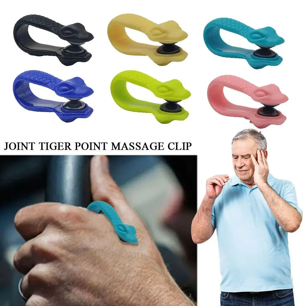 Meridian Headache Clip Migraine Clip Massager Massage Joint Stress Hand Relief For Care Finger Anxiety Acupressure Point Tiger
Meridian Headache Clip Migraine Clip Massager Massage Joint Stress Hand Relief For Care Finger Anxiety Acupressure Point Tiger