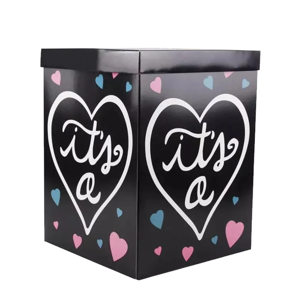 Gender Reveal Balloon Box Shower Boxes Party Gender Reveal Paper Box Balloons for Shower Gender Reveal Party Supplies Black
Gender Reveal Balloon Box Shower Boxes Party Gender Reveal Paper Box Balloons for Shower Gender Reveal Party Supplies Black