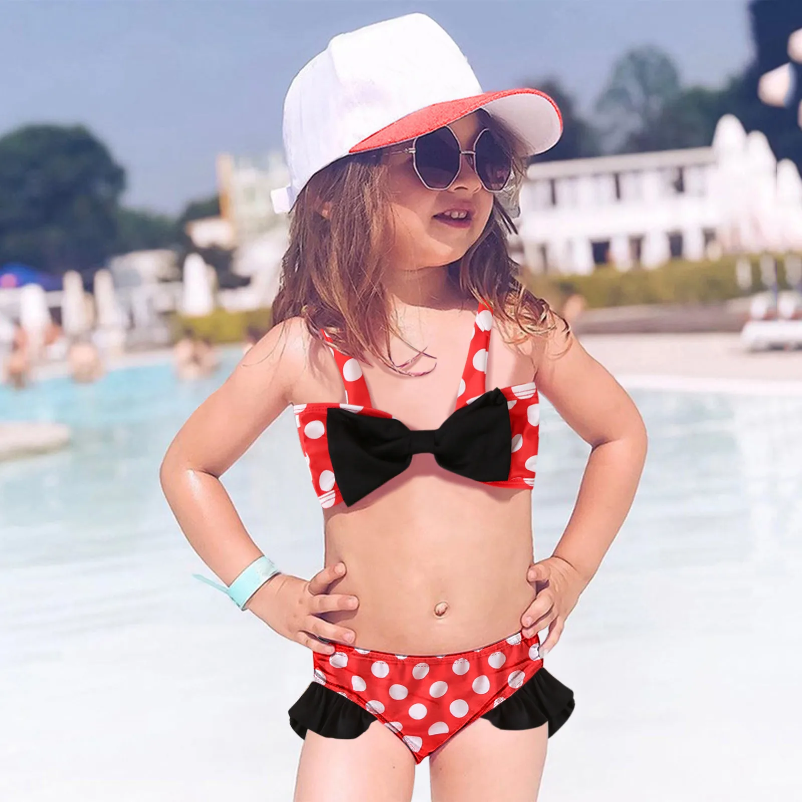 6M-4Y Baby Girls Swimwear 2022 Summer Swimsuit Bowknot Dot Printed Two Piece Swimwear Bathing Suits Kids Girls Bikinis Outfits
6M-4Y Baby Girls Swimwear 2022 Summer Swimsuit Bowknot Dot Printed Two Piece Swimwear Bathing Suits Kids Girls Bikinis Outfits