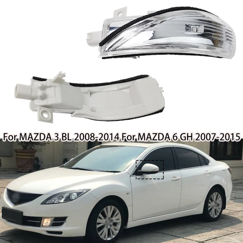 

LED Car Left and Right Blinker Lamp For MAZDA 3 BL 2008-2014 For MAZDA 6 GH 2007-2015 Auto Mirror Turn Signal Light