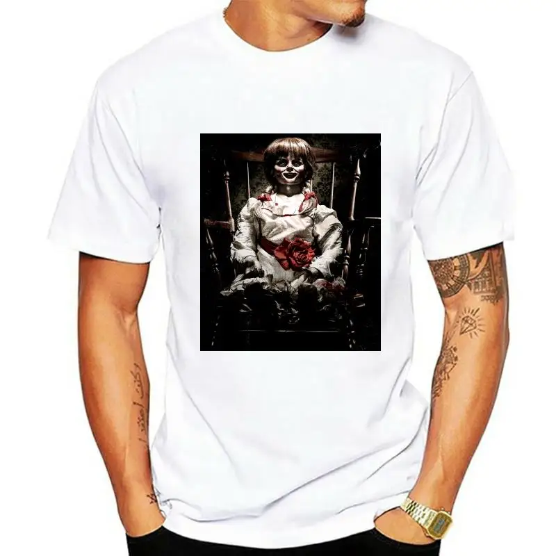 Annabelle Poster T-shirt - Cinema Film Horror Thriller Unisex Tee Top 
Annabelle Poster T-shirt - Cinema Film Horror Thriller Unisex Tee Top