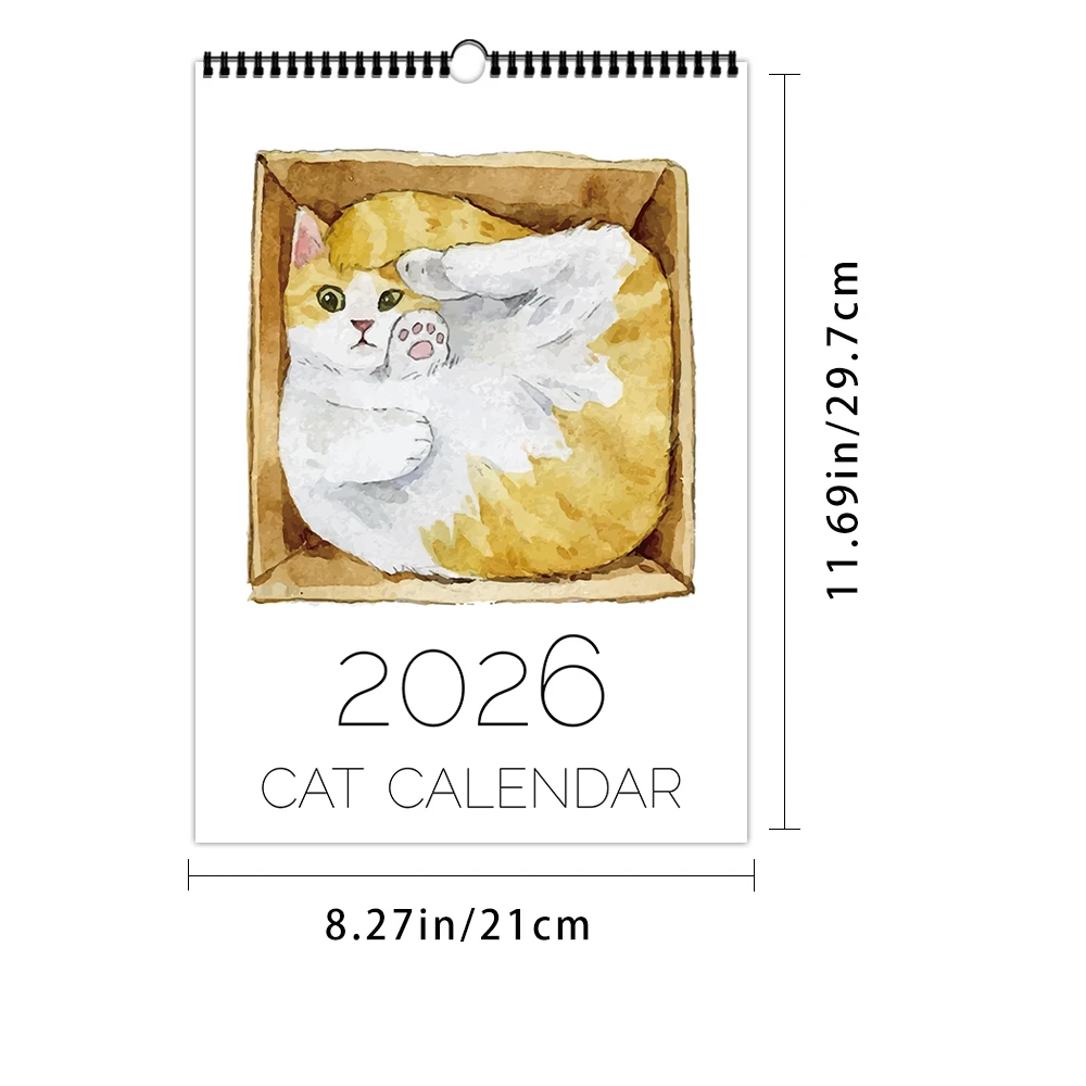 Настенный календарь с котами на 2026 год
Настенный календарь с котами на 2026 год