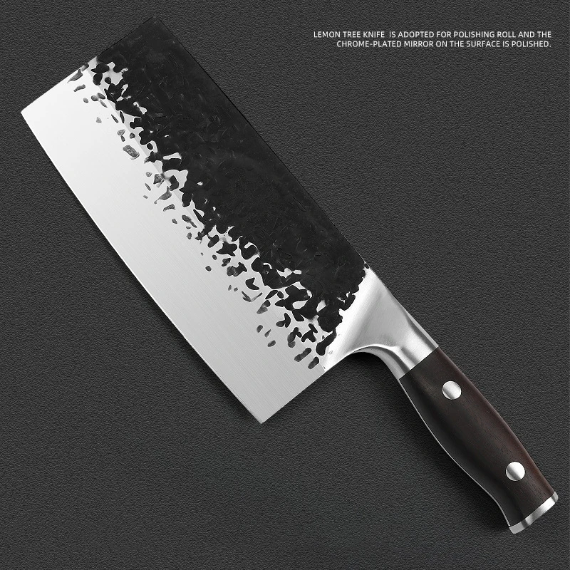 Прочный нож-Кливер ручной работы, китайский кухонный нож шеф-повара 5Cr15, стальной нож для нарезания и нарезки, острый нож для использования в... 
Прочный нож-Кливер ручной работы, китайский кухонный нож шеф-повара 5Cr15, стальной нож для нарезания и нарезки, острый нож для использования в...