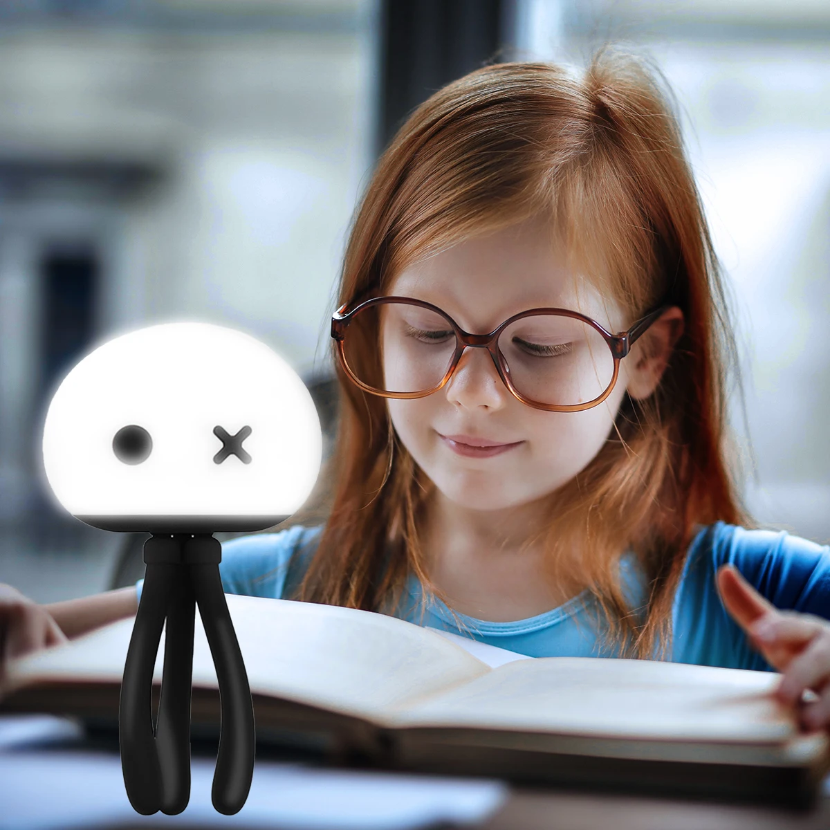 Jellyfish Baby Night Light USB Rechargeable LED Bedside Lamp with Flexible Tripod Table Light for Living Room Bedroom Decoration
Jellyfish Baby Night Light USB Rechargeable LED Bedside Lamp with Flexible Tripod Table Light for Living Room Bedroom Decoration