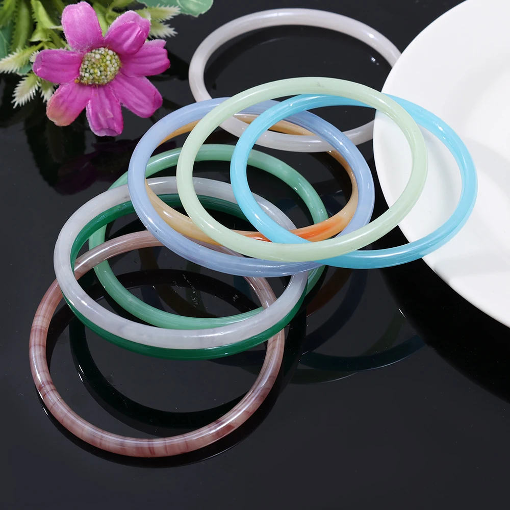 Women Glass Imitation Jade Bracelet Jingle Bangle Ins Trendy Thin Strip Bracelets for Girl No Fading Fashion Bangles Jewelry
Women Glass Imitation Jade Bracelet Jingle Bangle Ins Trendy Thin Strip Bracelets for Girl No Fading Fashion Bangles Jewelry