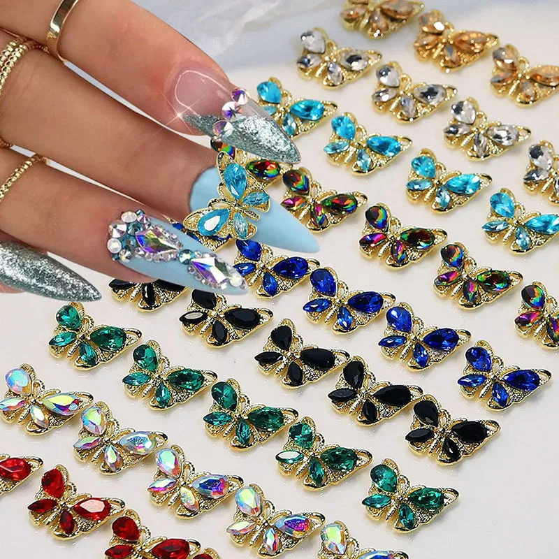 3pcs 3D Crystals Butterfly Nail Charms Shiny Zircon Alloy Butterfly Nail Rhinestones Nail Gems Nail Jewels for Nail Art Charms
3pcs 3D Crystals Butterfly Nail Charms Shiny Zircon Alloy Butterfly Nail Rhinestones Nail Gems Nail Jewels for Nail Art Charms