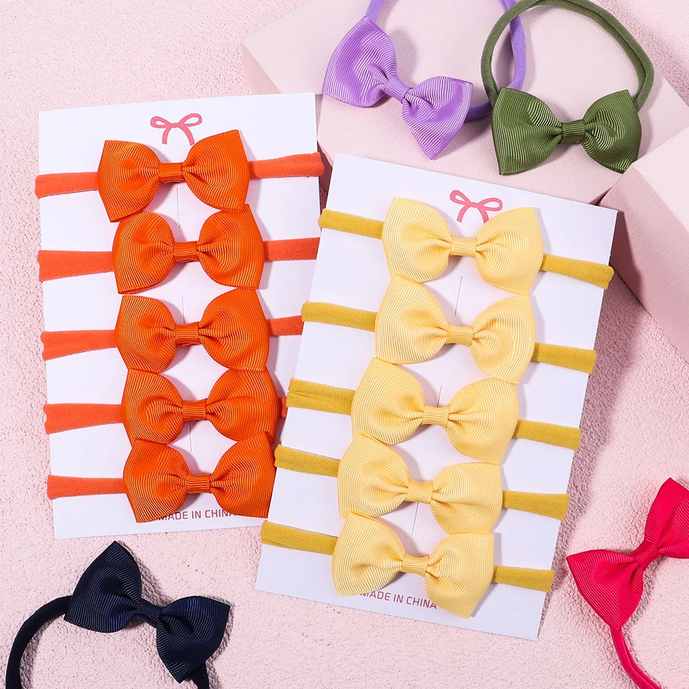 5Pcs/Set New Girls Solid Color Bowknot Elastic Headband for Baby Kids Grograin Ribbon Headwear Infant Hair Accessories Wholesale
5Pcs/Set New Girls Solid Color Bowknot Elastic Headband for Baby Kids Grograin Ribbon Headwear Infant Hair Accessories Wholesale