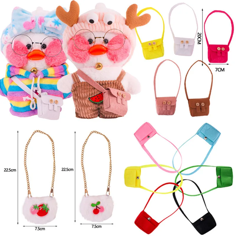 Bag Fit 30 Cm Duck Dolls Clothes Cartoon Animal Print Lalafanfan Plush Stuffed Toy Doll Accessories Kids Gifts
Bag Fit 30 Cm Duck Dolls Clothes Cartoon Animal Print Lalafanfan Plush Stuffed Toy Doll Accessories Kids Gifts