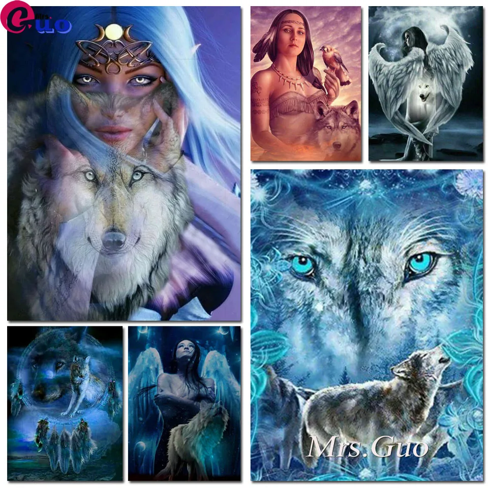 Spirit Art Fantasy Women And Wolf 5d Diamond Mosaic Diamond Painting Cross Stitch Embroidery Animal Pattern rhinestone Decor
Spirit Art Fantasy Women And Wolf 5d Diamond Mosaic Diamond Painting Cross Stitch Embroidery Animal Pattern rhinestone Decor