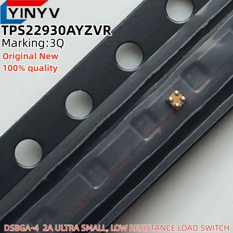 10-100 шт. TPS22930AYZVR маркировка: 3Q DSBGA-4 TPS22930A TPS22930 2A Ультра маленький, переключатель низкого сопротивления нагрузки 100% новый оригинал
10-100 шт. TPS22930AYZVR маркировка: 3Q DSBGA-4 TPS22930A TPS22930 2A Ультра маленький, переключатель низкого сопротивления нагрузки 100% новый оригинал