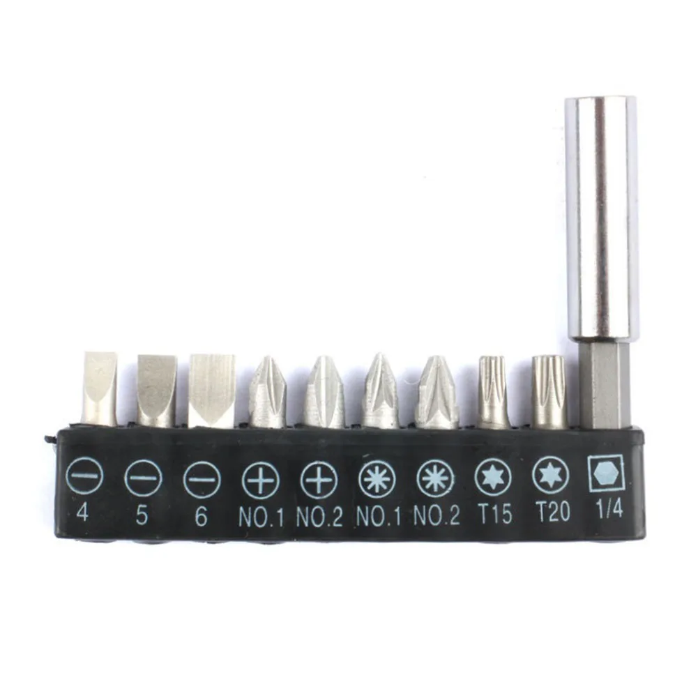10pcs Hex Power Drill Bit Driver Socket Bits Set Adapter Wrench Sleeve Extension Bar For Electric Screwdriver Bits
10pcs Hex Power Drill Bit Driver Socket Bits Set Adapter Wrench Sleeve Extension Bar For Electric Screwdriver Bits