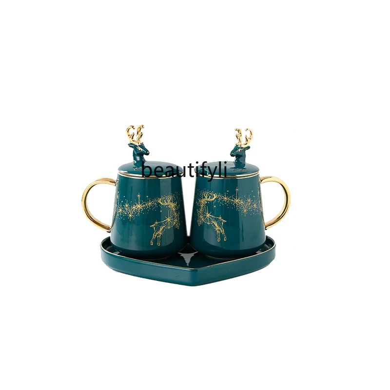 yj Light Luxury Nordic Style Mug Ins Christmas Cup with Spoon Lid Creative Personalized Trend Couple Ceramic Coffee Cup
yj Light Luxury Nordic Style Mug Ins Christmas Cup with Spoon Lid Creative Personalized Trend Couple Ceramic Coffee Cup