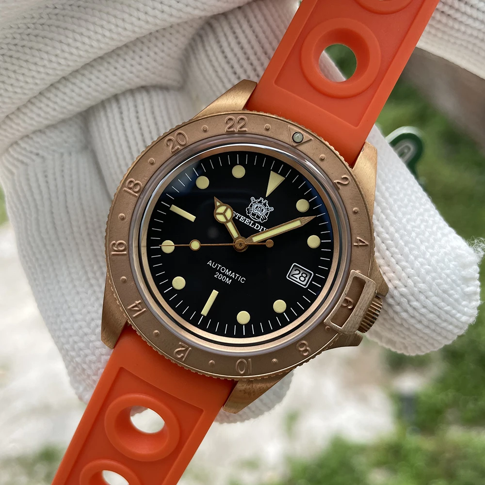 Часы STEELDIVE SD1966S Мужские механические, водонепроницаемые, с бронзовым корпусом
Часы STEELDIVE SD1966S Мужские механические, водонепроницаемые, с бронзовым корпусом