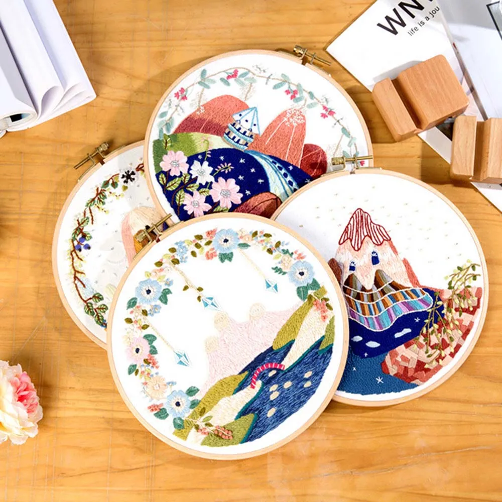 Arts Ornament Needle Thread Handmade Sewing Accessories Cross Stitch Kit Needle Punch Embroidery Hoop Flower Embroidery
Arts Ornament Needle Thread Handmade Sewing Accessories Cross Stitch Kit Needle Punch Embroidery Hoop Flower Embroidery