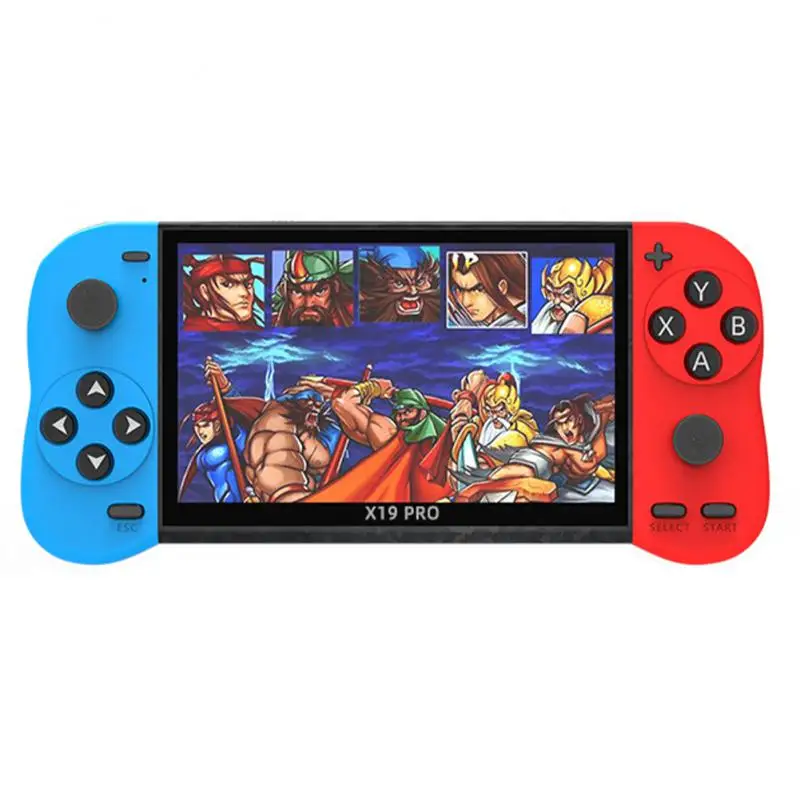 X19 Pro Retro Handheld Video Game Console 5.1-inch TFT Screen Built-in 6800+Classic Games Dual Joystick Portable Game Players
X19 Pro Retro Handheld Video Game Console 5.1-inch TFT Screen Built-in 6800+Classic Games Dual Joystick Portable Game Players