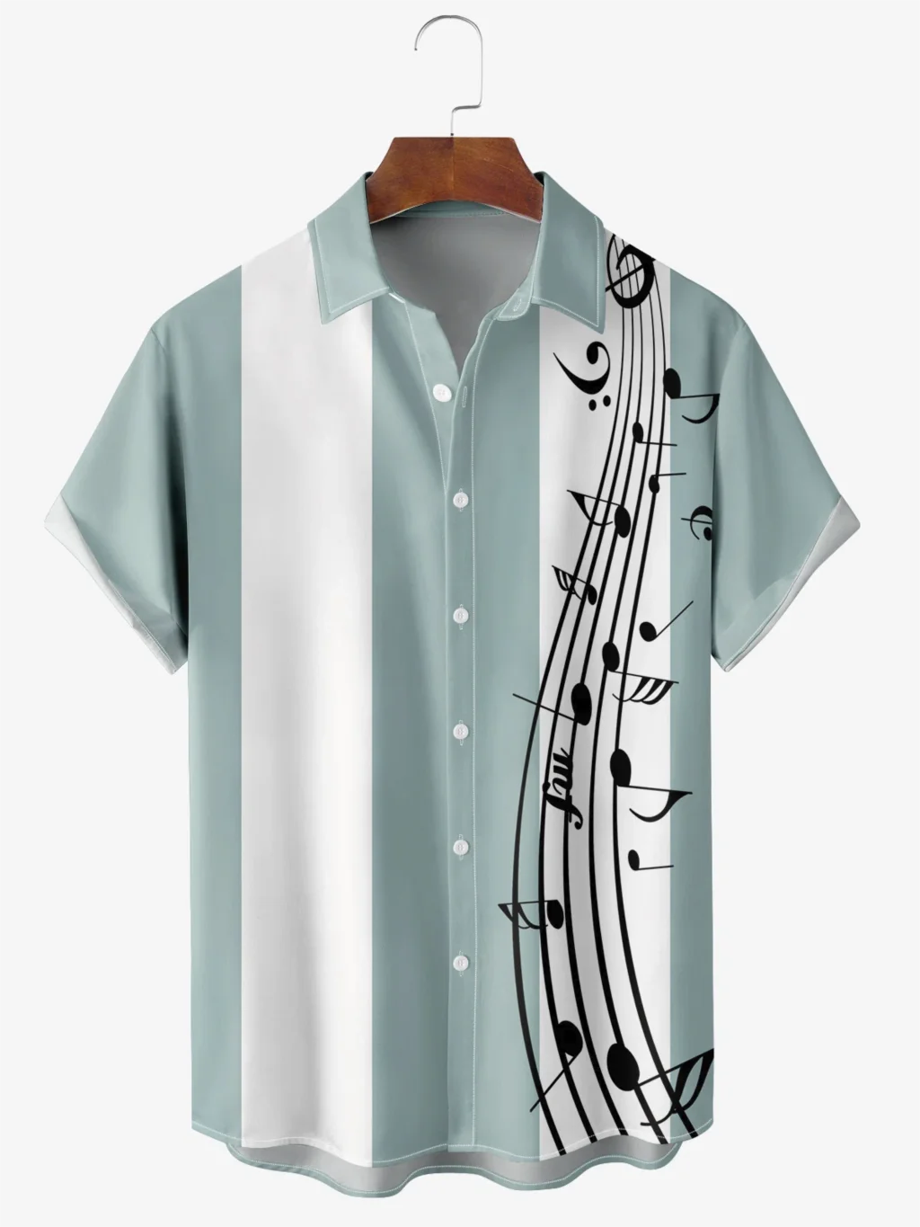 Men's Music Print Casual Breathable Hawaiian Short Sleeve Shirt
Men's Music Print Casual Breathable Hawaiian Short Sleeve Shirt