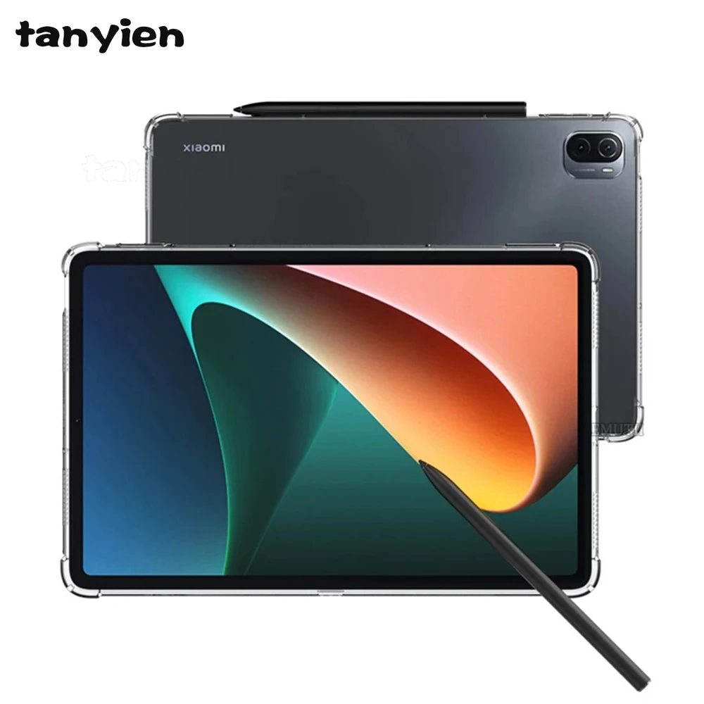 Transparent Cover For Xiaomi Pad 5 Pro 11 2021 Shockproof Tablet Case Soft Silicone Back Shell With Airbags
Transparent Cover For Xiaomi Pad 5 Pro 11 2021 Shockproof Tablet Case Soft Silicone Back Shell With Airbags
