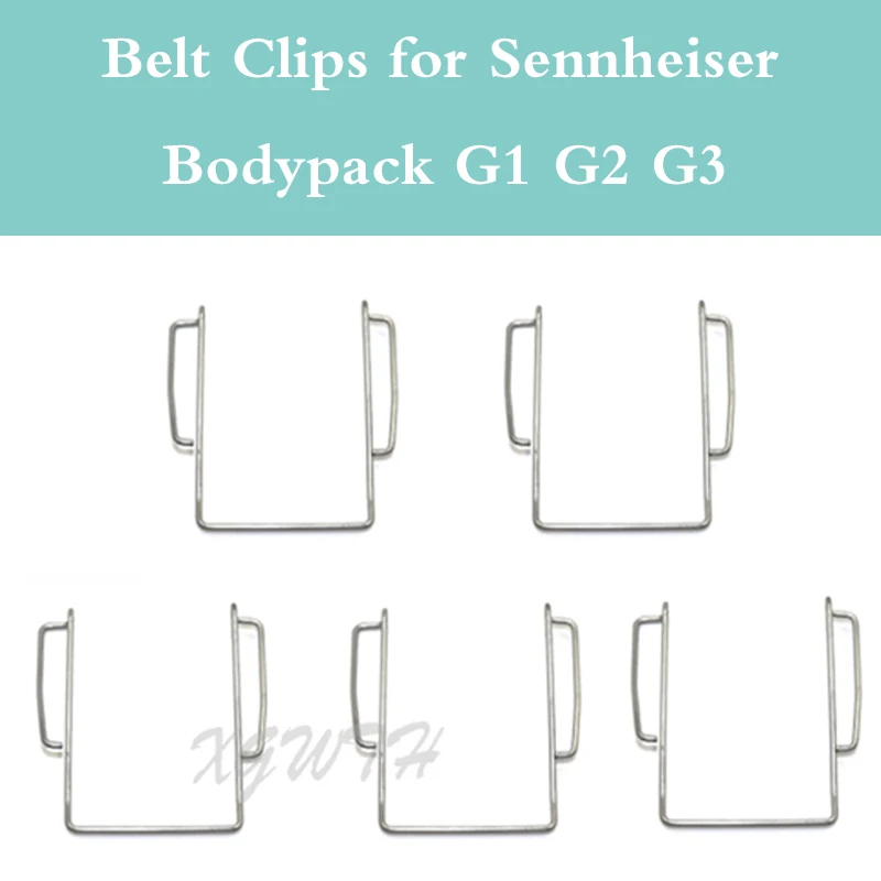 5PCS Unit Metal Replacement Belt Clips for Sennheiser Bodypack Transmitter G1 G2 G3 Wireless Microphone System
5PCS Unit Metal Replacement Belt Clips for Sennheiser Bodypack Transmitter G1 G2 G3 Wireless Microphone System