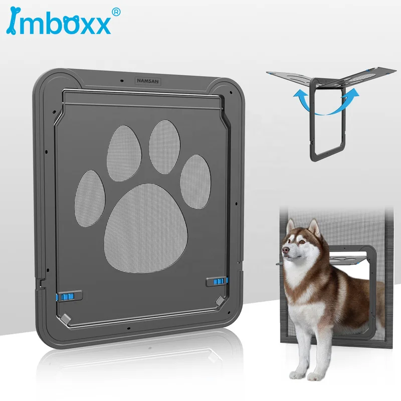 Pet Screen Doors Lockable Puppy Safety Magnetic Flap Dog Cat Screen Door Interior Free Entry and Exit Gate for Large Medium Dogs
Pet Screen Doors Lockable Puppy Safety Magnetic Flap Dog Cat Screen Door Interior Free Entry and Exit Gate for Large Medium Dogs