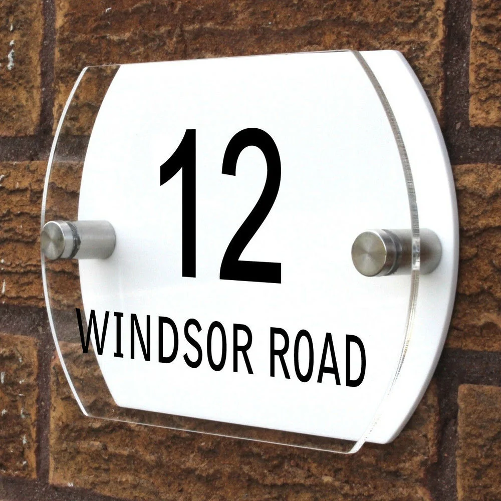 Customized Acrylic House Number Plaque Home Street Address Door Sign Vinyl Sticker
Customized Acrylic House Number Plaque Home Street Address Door Sign Vinyl Sticker