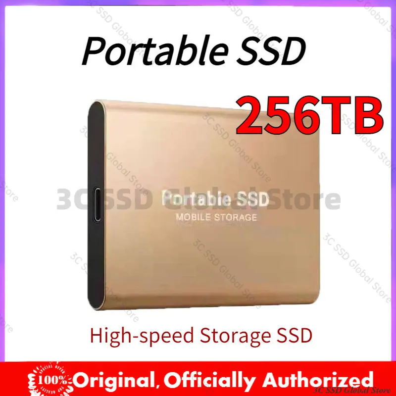 

256TB External SSD Hard Drive 2TB Expansion Drive Disk 4TB 8TB 16TB USB3.0 Mini Portable SSD for Laptops Smartphone PC MAC TV