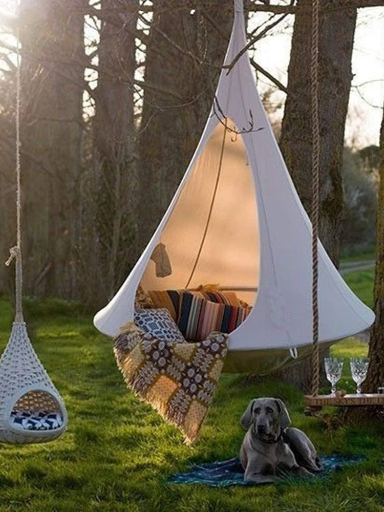 Outdoor Indoor Courtyard Hammock Swing Butterfly Glider Hanging B & B Scenic Spot Elevator Cage Lazy Blue Discharge Aerial Tent
Outdoor Indoor Courtyard Hammock Swing Butterfly Glider Hanging B & B Scenic Spot Elevator Cage Lazy Blue Discharge Aerial Tent