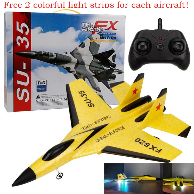 RC Plane SU-35 RC Remote Glider Wingspan Radio Control Drones Airplanes RTF UAV New Year Kids Gift Assembled Flying Model Toys
RC Plane SU-35 RC Remote Glider Wingspan Radio Control Drones Airplanes RTF UAV New Year Kids Gift Assembled Flying Model Toys