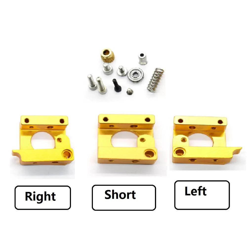 MK8 Extruder Aluminum Block Single Kit 1.75mm Filament Extrusion Right Left Short Hand Part DIY Kit 3D Printer Parts
MK8 Extruder Aluminum Block Single Kit 1.75mm Filament Extrusion Right Left Short Hand Part DIY Kit 3D Printer Parts