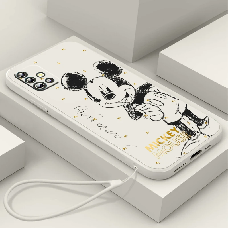 Disney Mickey Minnie Love Phone Case For Samsung Galaxy A73 A53 A33 A52 A32 A22 A71 A51 A21S A03S 4G 5G Liquid Rope Cover Fundas
Disney Mickey Minnie Love Phone Case For Samsung Galaxy A73 A53 A33 A52 A32 A22 A71 A51 A21S A03S 4G 5G Liquid Rope Cover Fundas