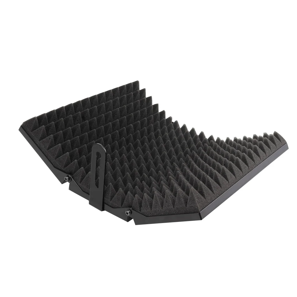 Microphone Isolation Shield Studio Mic Sound Absorbing Reflector Condenser Recording Studio No Desktop Support
Microphone Isolation Shield Studio Mic Sound Absorbing Reflector Condenser Recording Studio No Desktop Support
