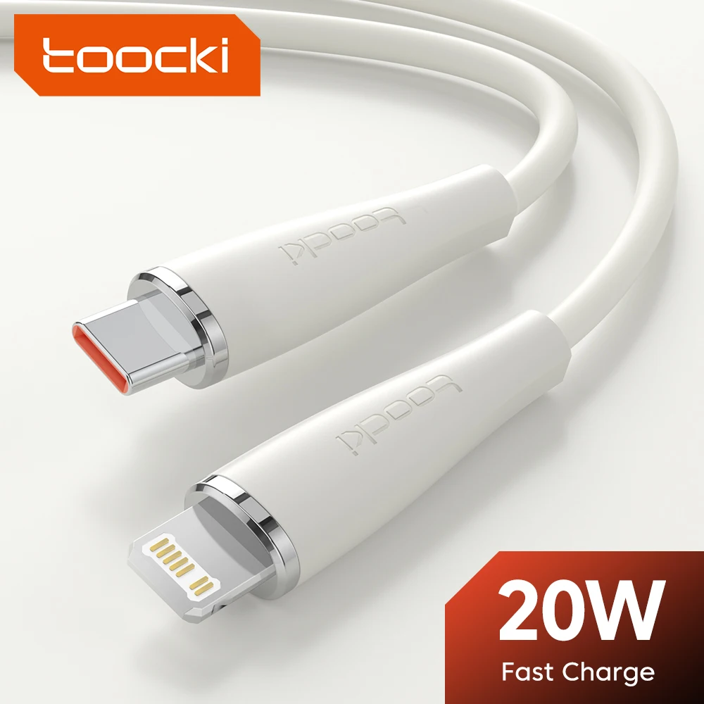 Toocki USB Type C Cable For iPhone 14 13 12 Pro Max Mini Xs Xr X 8 Tablet PD 20W Fast Charge Type C to Lightning Cable Wire Cord
Toocki USB Type C Cable For iPhone 14 13 12 Pro Max Mini Xs Xr X 8 Tablet PD 20W Fast Charge Type C to Lightning Cable Wire Cord