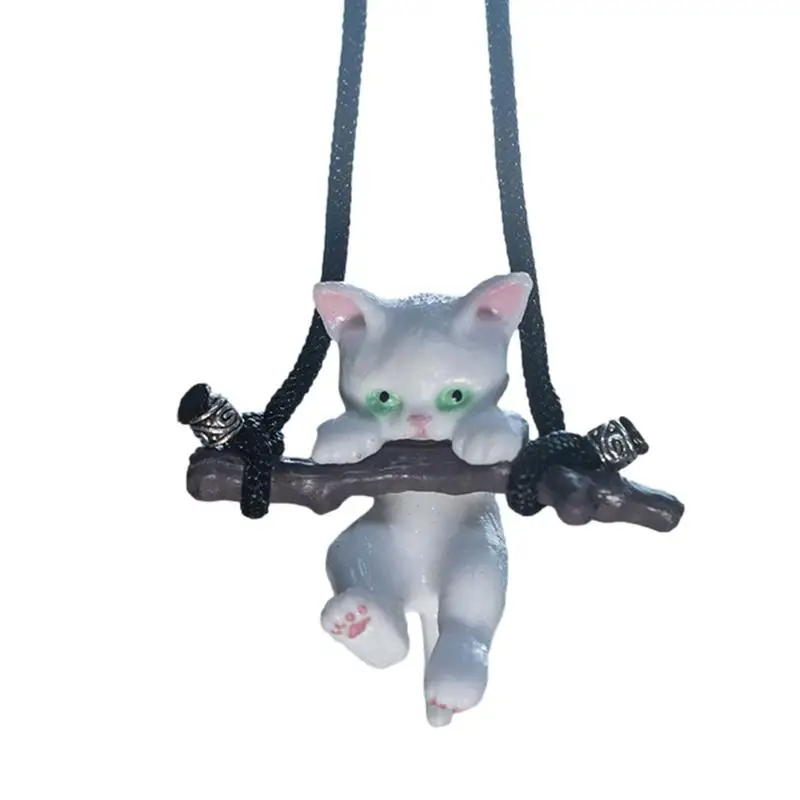 

Летающая кошка, подвесное украшение для автомобиля, интерьерные зеркала заднего вида, украшения для автомобиля, подвесные аксессуары для автомобильного зеркала, подвеска